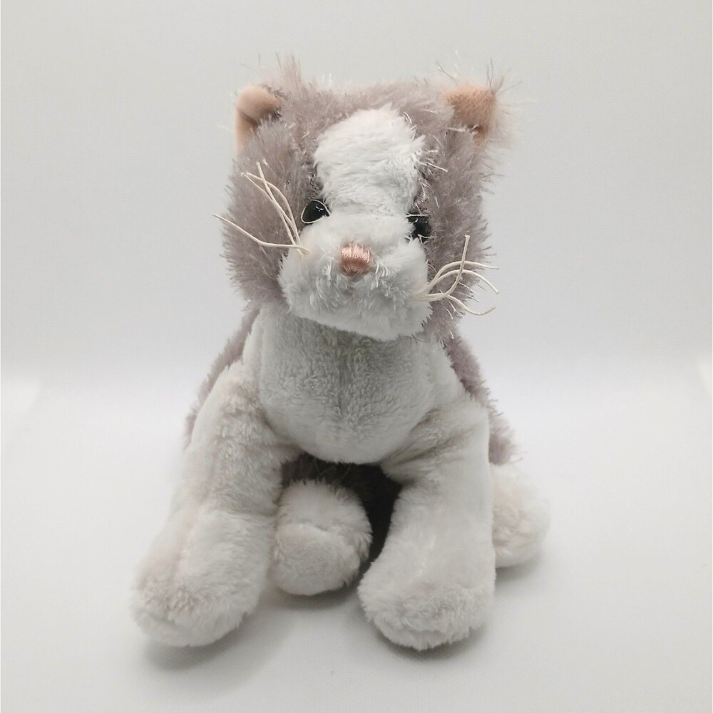 Gray Cat Webkinz Plush, Retired, Excellent Condition NO CODE HS015